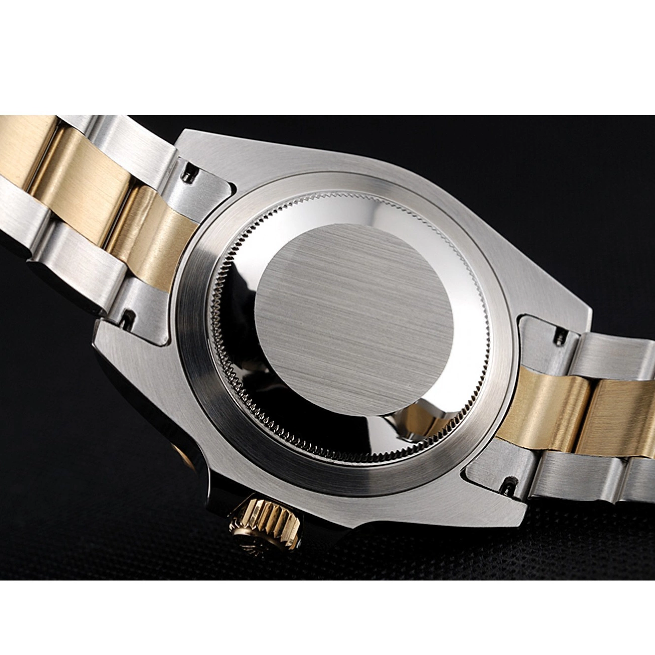 Aaa replica watch Rolex Swiss Black Dial Master Black Bezel 80295 GMT 0725